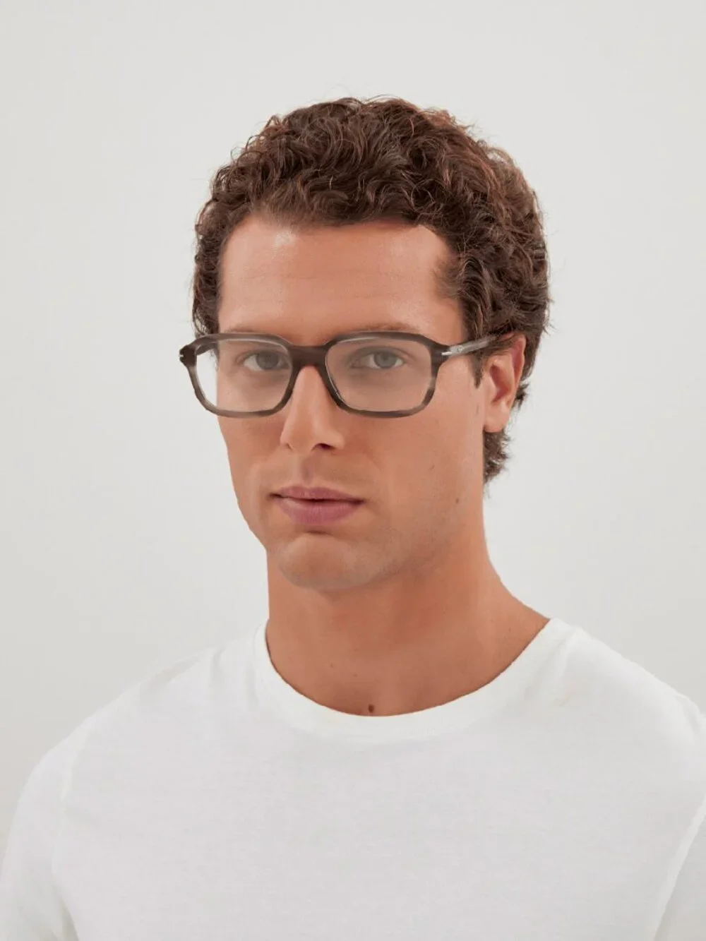 Gucci GG1446O 004 Rectangle Eyeglasses - Transparent Brown 56mm